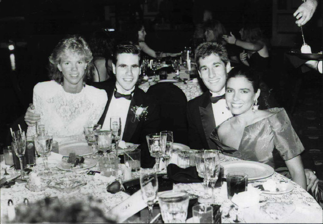 Students in 1989 at the Spring formal dance
